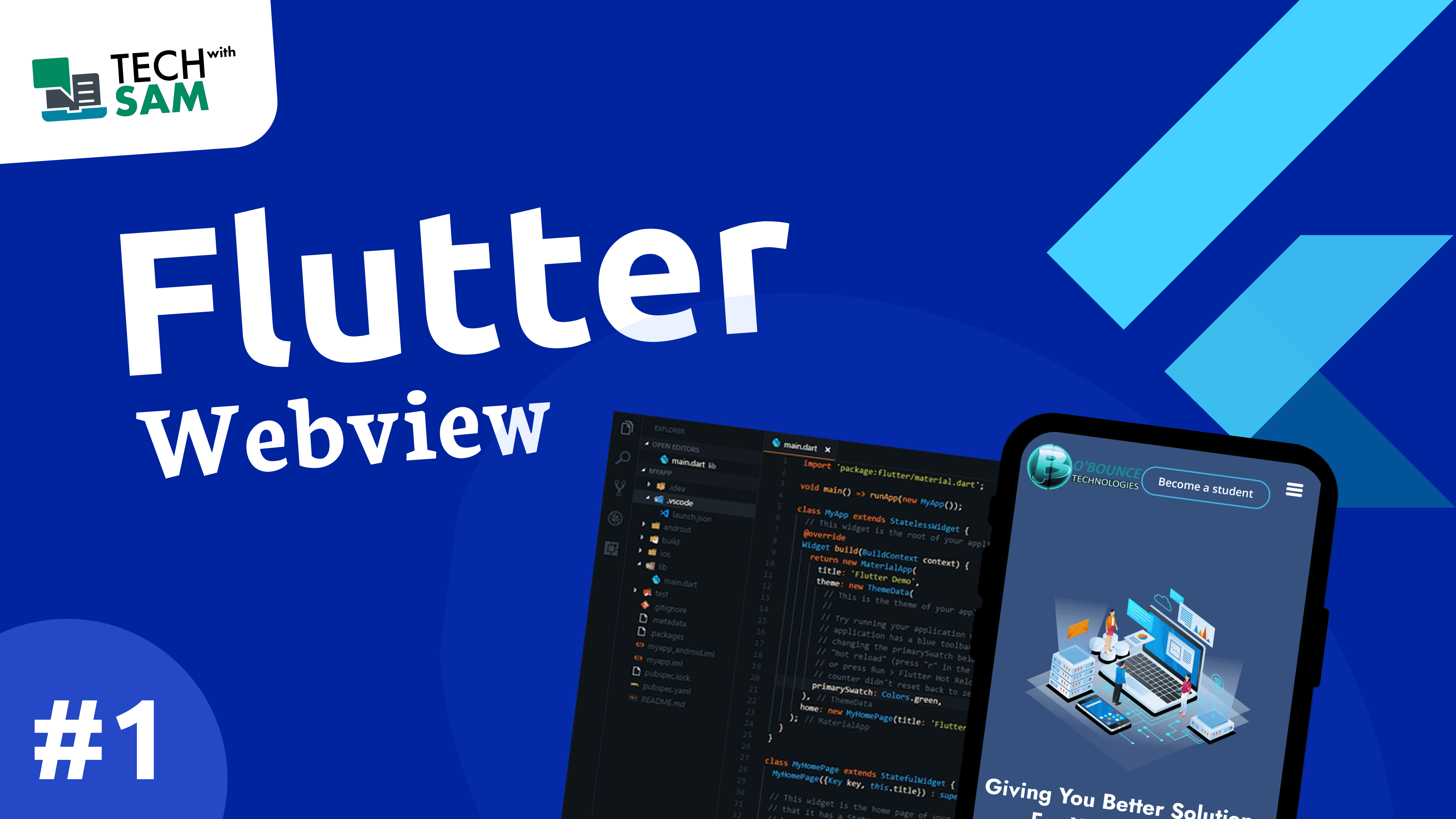 FLUTTER WEBVIEW TUTORIAL #1 - Convert a website to an app using flutter.